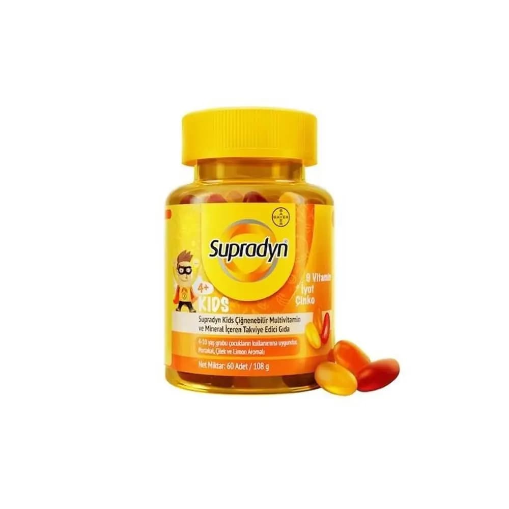 Supradyn Kids Magic Beans 60 Çiğneme Tableti